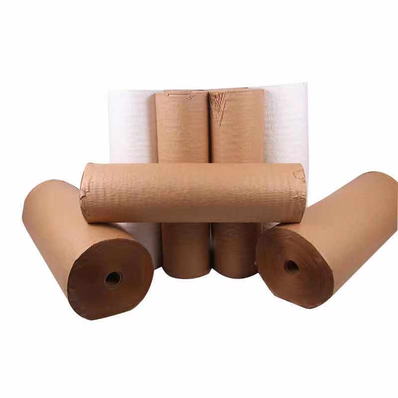 The Amazon Top Sales Honeycomb Cushioning Kraft Wrapping Paper For Packing