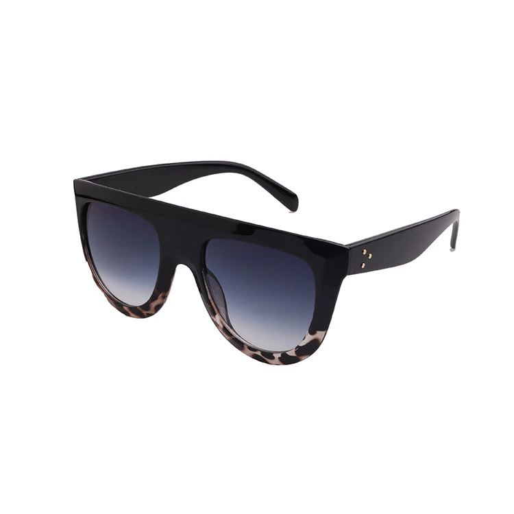 Over Size Black Demi UV400 Sunglasses