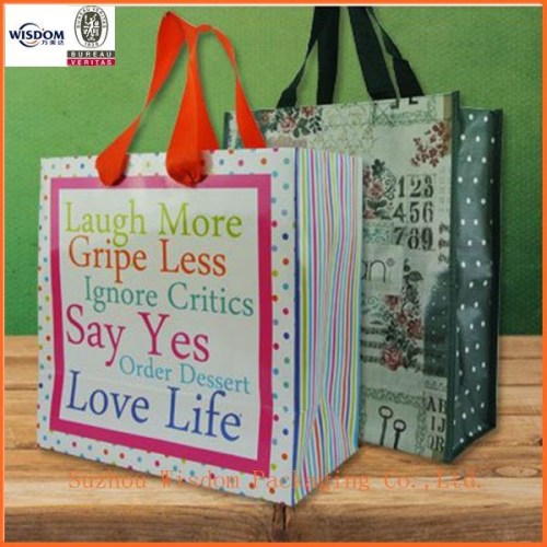 recyclable foldable cloth shopping paper bag