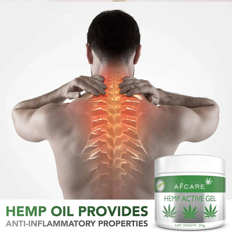 Organic Natural Hemp Cbd Cream Gel for Pain Relief Gel