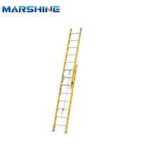 Electric Power Line Insulation Fiberglass Extension Ladder