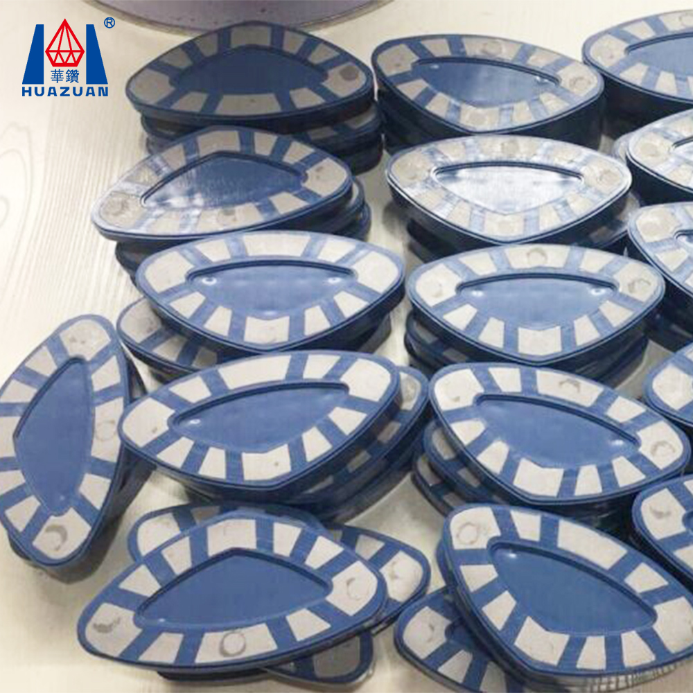 Huazuan diamond segment type casani abrasive plate for marble stone grinding