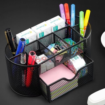 Nine-grid pen holder grid creative storage and sorting