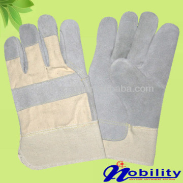 Colour Cow Split Work Leather Gloves