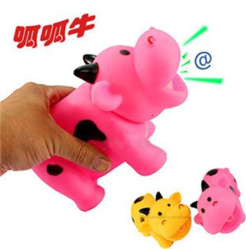 N297 hot vinyle scream cattle toys for venting