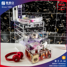 factory wholesale popular acrylic divided storage boxes