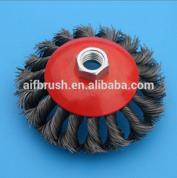 Twisted Steel Wire Flat Bevel Brush Wire Cup Brush