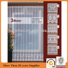 Knit White Window Curtains Lace