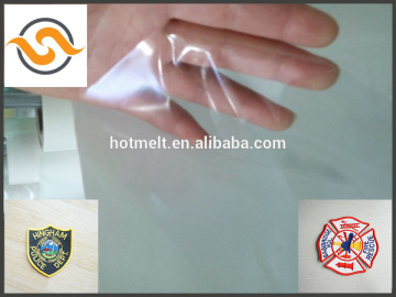 PO Hot Melt Adhesive glue Film /tape for Garment embroidery,Frabric,Textile