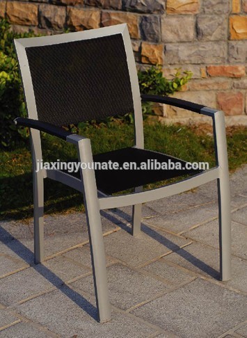 Aluminum chair with sling seat and back UNT-862-C