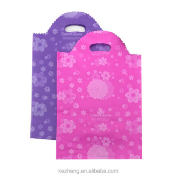 PE plastic shopping bags with colour printing