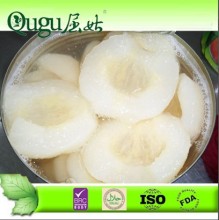 Canned pear containing vitamin D