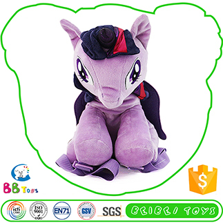 Hoe Sales Custom Made Cute Plush Horse Kids Bag