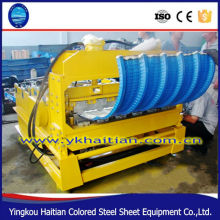 span metel curve roof roll forming machine