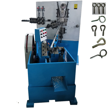 Automatic Eye Hooks Making Machine with Forming and Threading Function