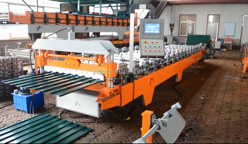 Roof tile roll form machine roof roll forming plate rolling equipment