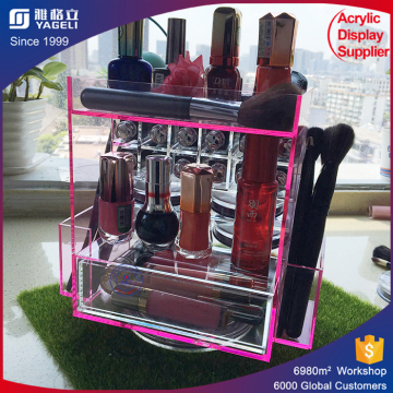 spinning acrylic lipstick organizer storage organizer