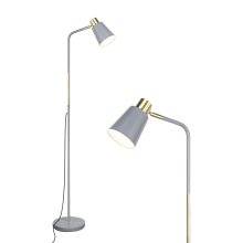 Rustic Farmhouse Task Lighting: Reading Corner Lamp & Industrial Floor Lamps for Living Room