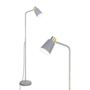 Rustic Farmhouse Task Lighting: Reading Corner Lamp & Industrial Floor Lamps for Living Room