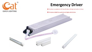 Long shape LED emergency driver