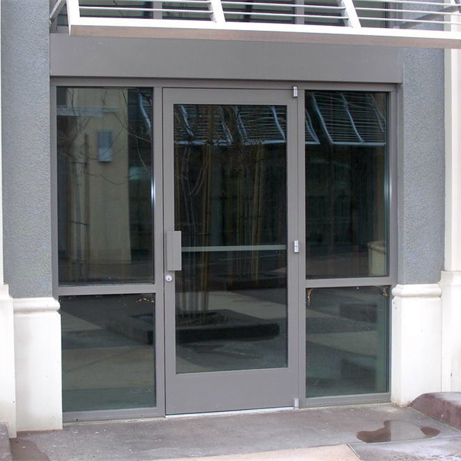 Lowes used exterior hinges door chinese style standard size aluminum alloy single swing door