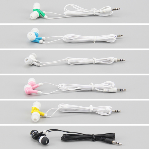 3.5 Mm Cheap For Mp3 Mp4 Disposable Earphones One Time Use