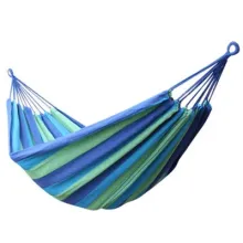 Wholesale Outdoor Camping Canvas Hammock Travel Cotton Hanging Garden Hammock Swing
