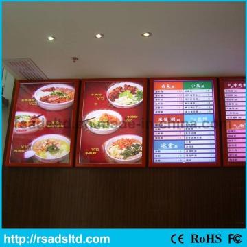 Factory Price Menu Board Menu Light Box