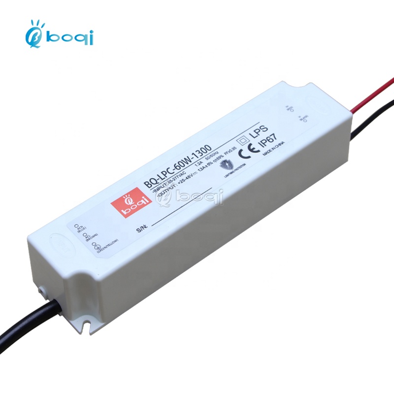 boqi CE FCC SAA 60w 30-42v 1300ma constant current led downlight driver