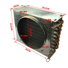 Industrial Copper Tube Condenser Coil Refrigeration Condenser Price