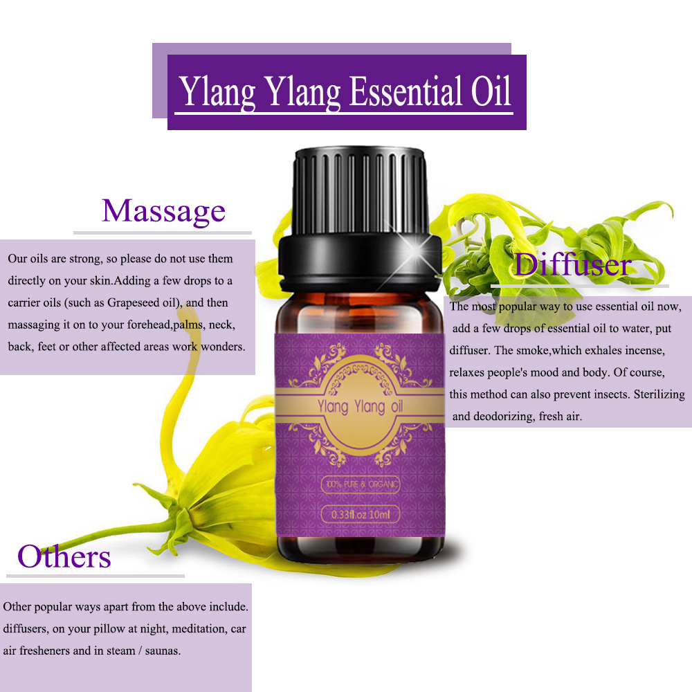 Best Quality Organic 100%Pure Ylang Ylang Essential Oil