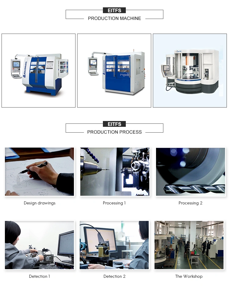 Customized 4 Flute Carbide Carbon Fiber End Mill for High Feed Processing