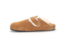 Cow suede with shearling Lined Mule