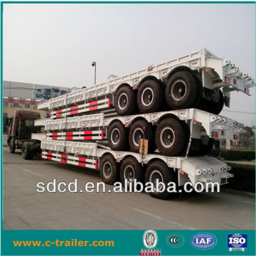 Chengda 60 tons 3 axles low bed low boy trailers