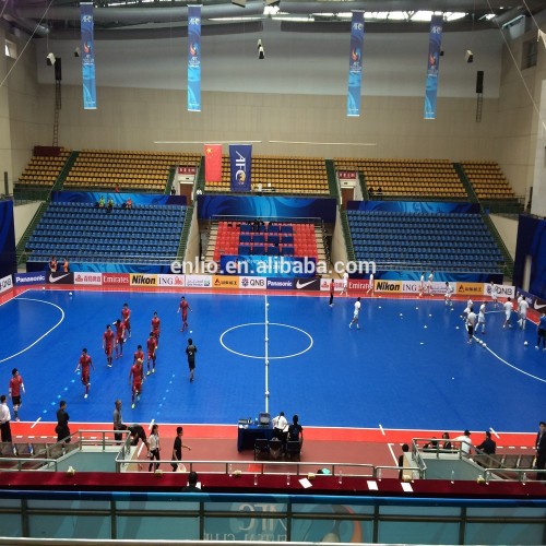 Plastic Futsal floor/Futsal suspended interlocking floor