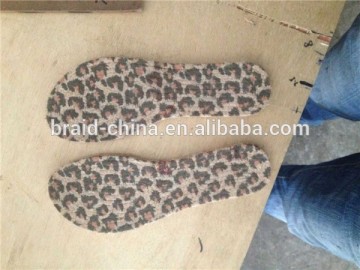 hign quality jute sole/fashion hemp rope sole /jute sole espadrilles