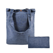 Reusable Cotton Denim Jeans Tote Shopping Bag