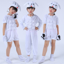 Discount customize cartoon white dog mascot costumes for kids