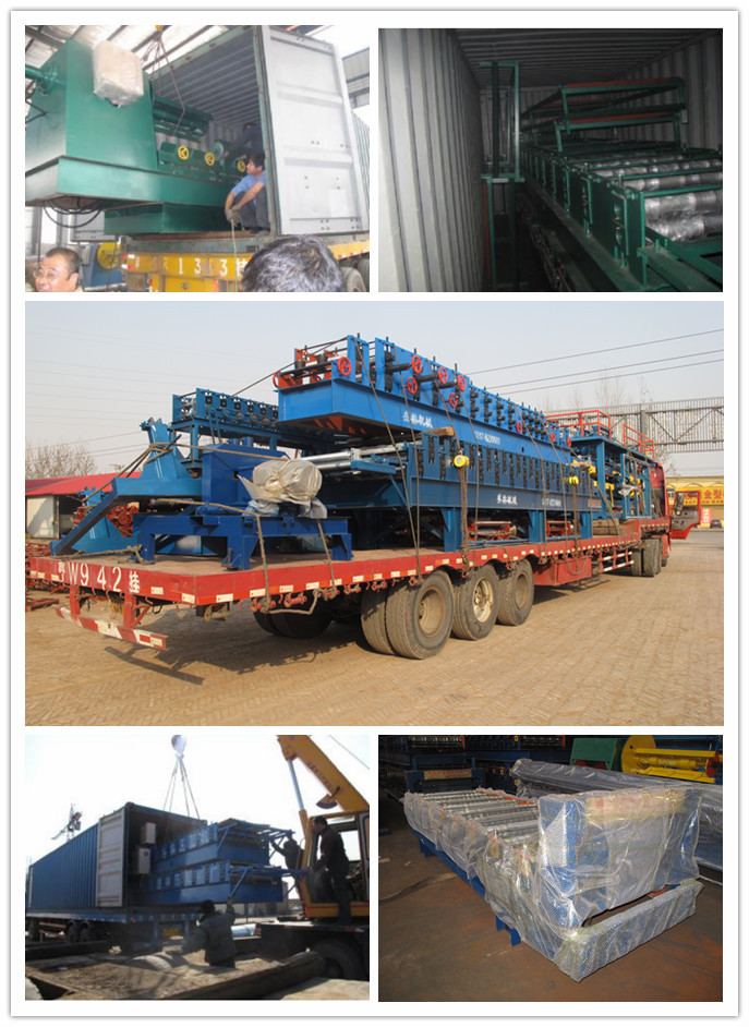 China machine fast delivery automatic steel tile roof panel roll forming machine