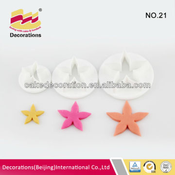Imported PP Fondant Cake Plunger Cutter, Cake Decorating Cutter Set (Calyx)