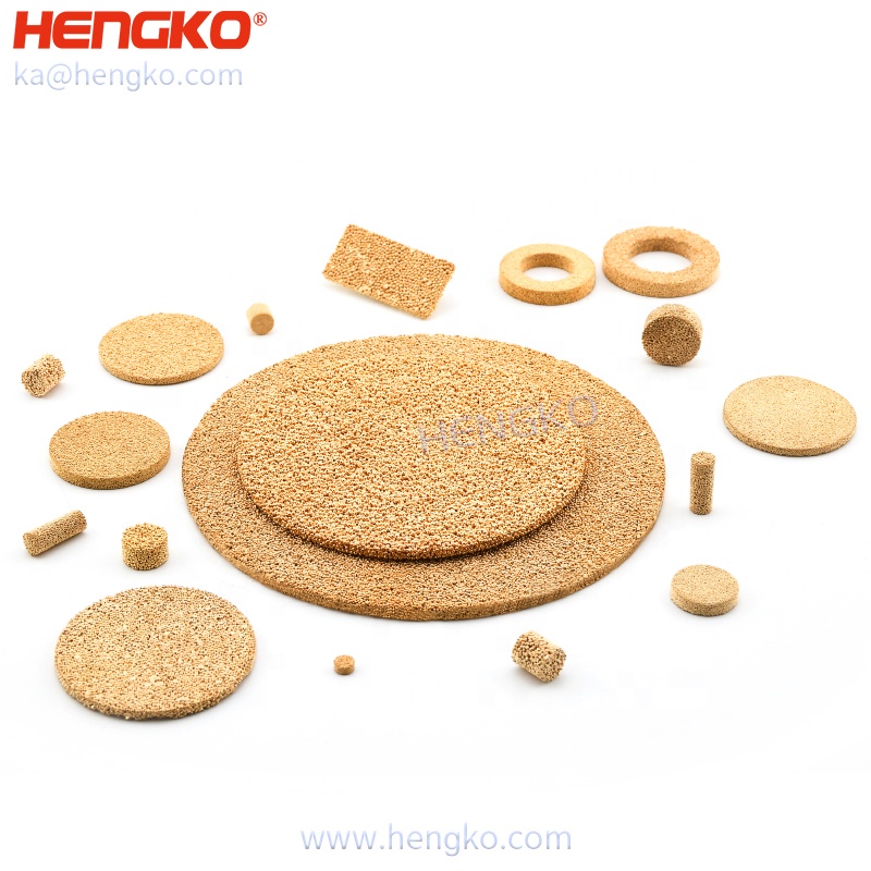 custom porous sintered stainless steel 316 316L bronze filter synthetic filter disc  for industrial and oil filtration