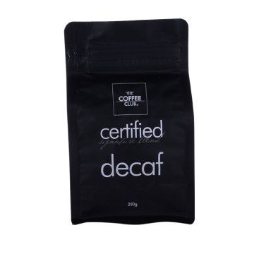 Biodegradable Popular Coffee Pouch Flat Bottom Bag