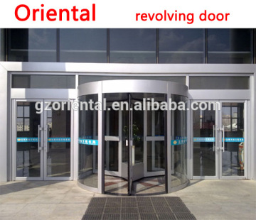 glass revolving door residential building entrances revolving gates