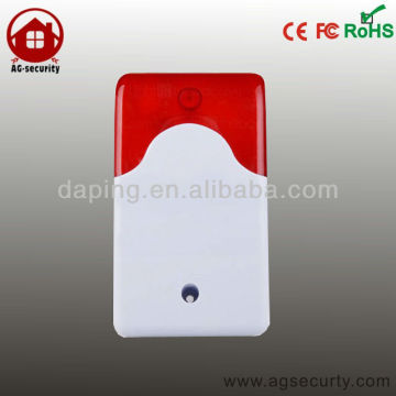 Mini Strobe Siren 12V Security Alarm Siren Wired Flash & Sound Alarm