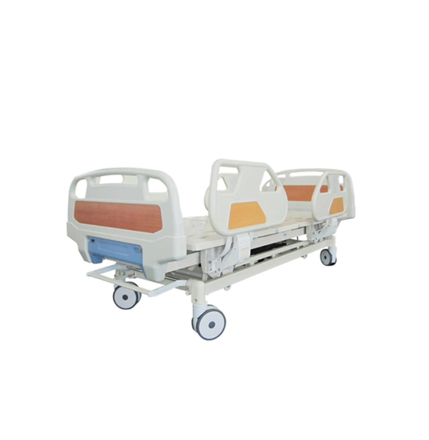 ICU five-function hospital bed with universal wheels