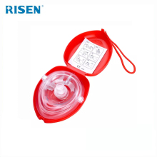 2018 Top Selling Portable Emergency Disposable Medical CPR Breathing Barrier Face Mask