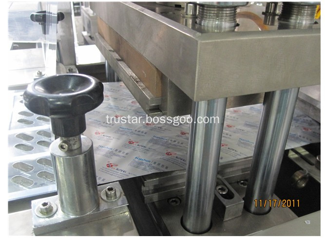 heating sealing station of DPP-25O blister packing machine