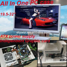 Gaming pc desktop computer All in one pc with 27"LED monitor DIY computer hardware AIO pc case gaming easy assembly