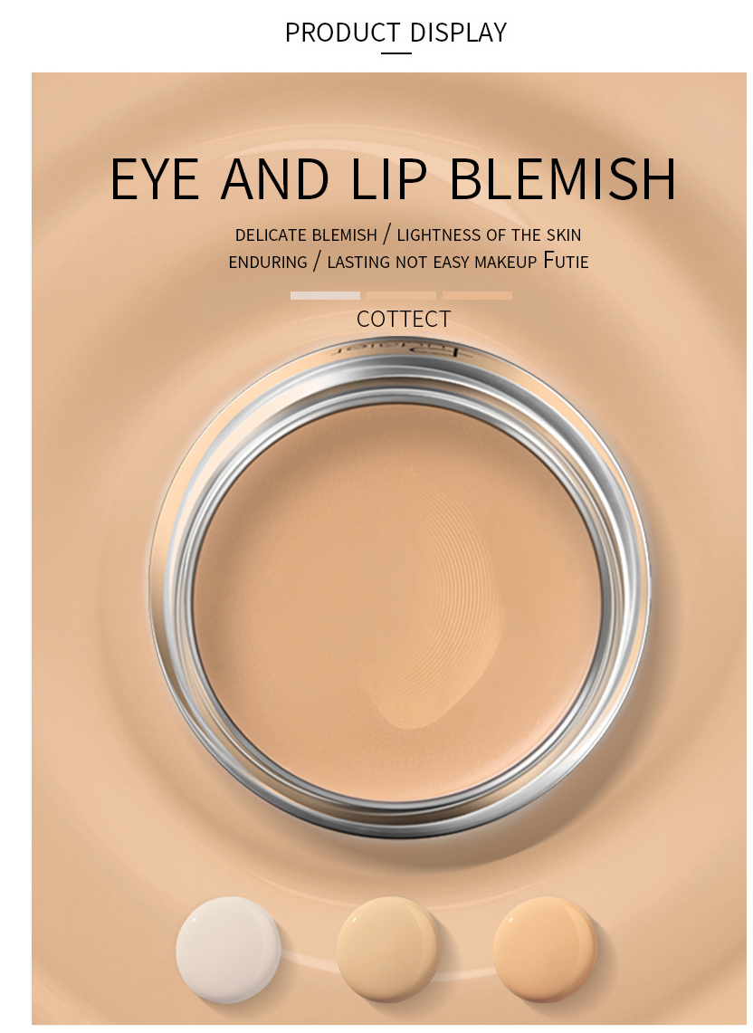 Full Coverage Concealer For Under Eyes Concealer Eyeshadow Lip Primer Hydrating No Flaws Makeup Effected