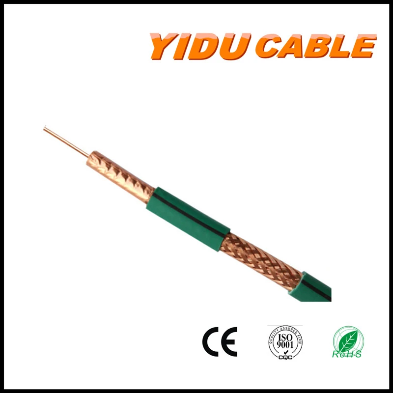 RG6 Reel 5c2V Coaxial Cable 47% 60% Braiding Coverage